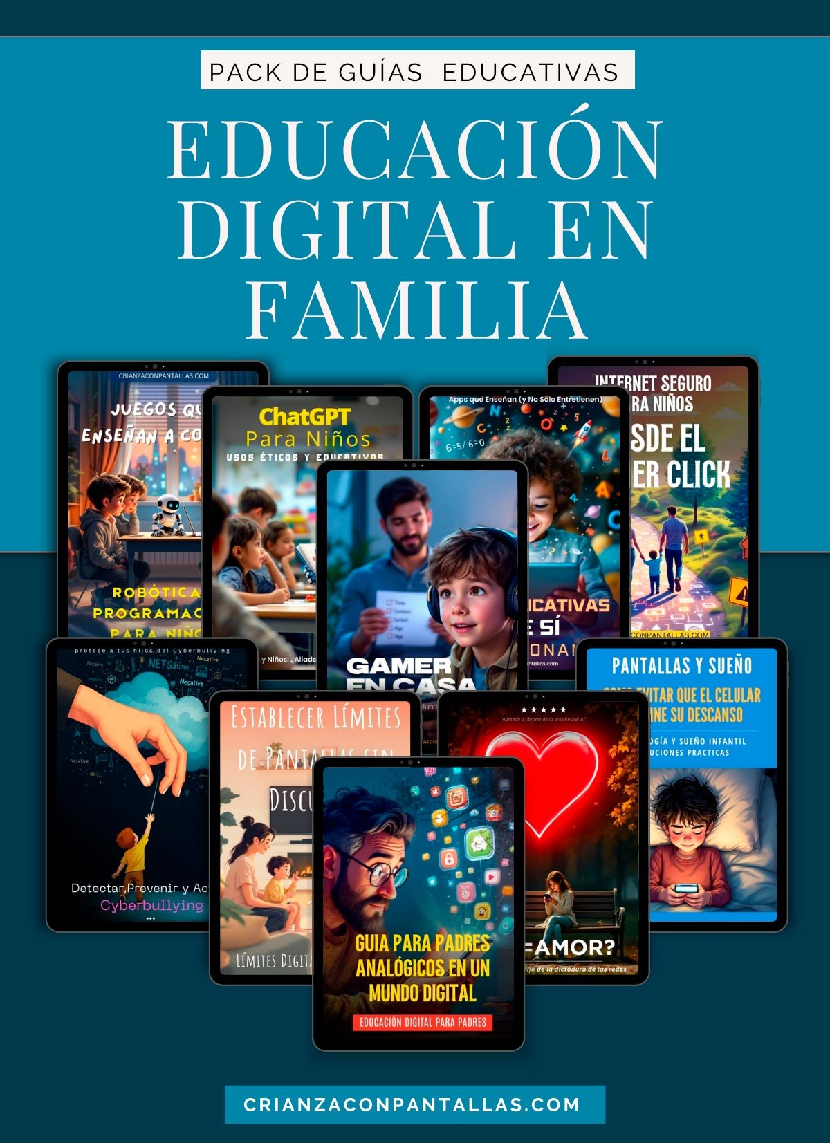 Portada de Educación Digital en Familia